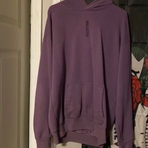 Purple Hollister hoodie